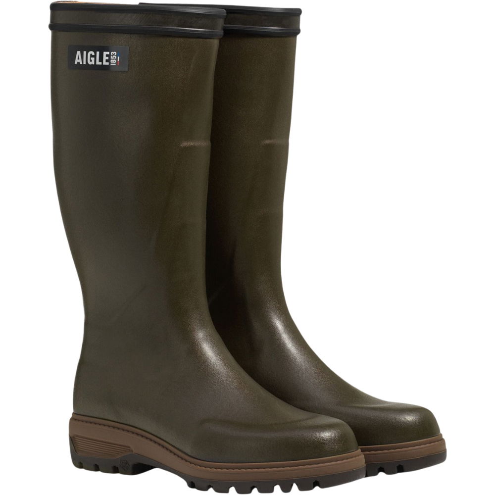 2026 Aigle Dames Parcours 3 Korte Laarzen NE2114 - Olive Green